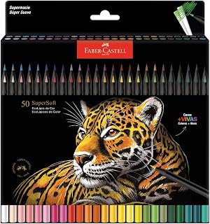 Faber-Castell Ecolápis Supersoft, 210750, 50 Colors