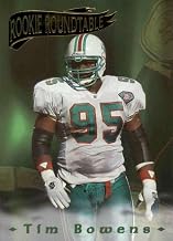 Football NFL 1995 Collector's Edge Excalibur Rookie Roundtable Redemption Gold #3 Tim Bowens NM Dolphins