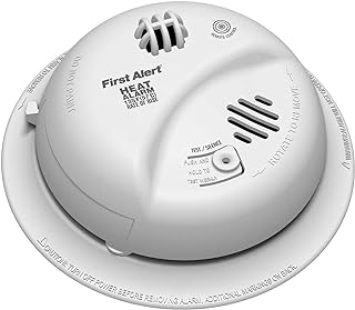 First Alert Hard-Wired w/Battery Back-up Ionization Heat Alarm