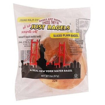 Individually Wrapped Mini Plain Bagel by Just Bagels – 60 pieces