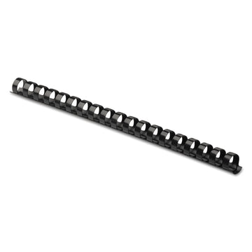 Binding Combs Plastic Black 5/8 Inch 25 Pack () by Fellowes – 120 Sheet Capacity, Plastic, black, Model 52324
