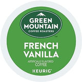 Green Mountain Coffee Roasters Green Mountain Coffee, French Vanilla, Single-Serve Keurig K-Cup Pods, Light Roast Coffee, 192 Count (8 Boxes of 24 Pods)