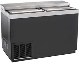 Krowne BC48-BG - 48" Black Vinyl Slide Top Bottle Cooler