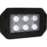 Buyers Products Recessed 6.5 Inch Wide Rectangular LED Flood Light by Buyers Products Company – 6.25" x 3.42", Aluminum, Clear, Model 1492191