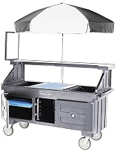 Cambro (CVC724191) Camcruiser Vending Cart, with Umbrella & menu Board