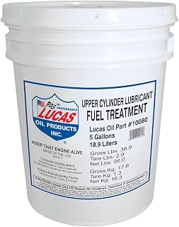Lucas Oil 10080 Upper Cylinder Lube/Fuel Treatment, 5 Gallon Pail