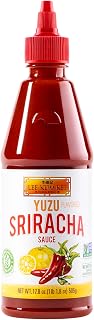 Lee Kum Kee Yuzu Flavored Sriracha Sauce (17.8 oz - 1 Pack) | Gluten Free | Bold & Zesty | Perfect for Dipping, Drizzling, Grilling, Marinades, BBQs, Tacos, Noodles, Seafood, Poke Bowls, Stir-Fry & More