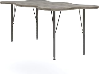 Tot Mate My Place Rectangular Table, 6 Seat, 60" Wide (Shadow Elm Gray)