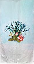 Interiors Starfish Coral Shells Beach Towel