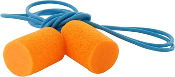 Honeywell Home Howard Leight by FirmFit Corded Disposable Foam Earplugs, Polybag, 100-Pairs (FF-30), bright orange