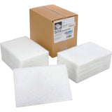 Light Duty Scouring Pads by Global Industrial – Polyester, White, Model 510111