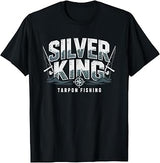 Silver King Tarpon Saltwater Flats Fishing Identity Pride T-Shirt
