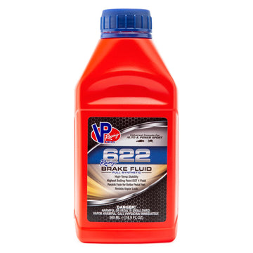 622 Racing Brake Fluid Full Synthetic DOT 4-500ml (1 Pack) by VP Racing – 1 Pack, Model 2551