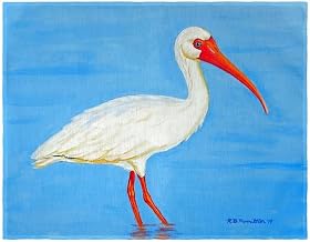 PM1086 Posing White Ibis Place Mat - Set of 4
