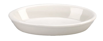 Vista Oval Baker by Vertex China – Bone White, Pack of 36, Model VRE-66
