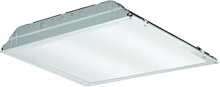 Lithonia Lighting 2GTL2 3300LM LP835 Contractor Select 2-Foot by 2-Foot White LED Lay-in Troffer with Prismatic Lens 3500K 3300 Lumens