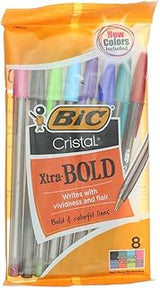 BIC Ballpoint Pen, 8 (7129), Assorted