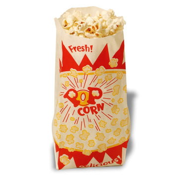 Benchmark Party Occasion 1000 2.0 ounce Popcorn bags by Benchmark USA – 1 Count (Pack of 1), Paper, multi, Model 41003