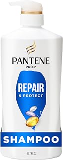 Pantene Shampoo, Repair & Protect - Pro-V Nutrients, 2x Breakage Protection Shampoo for Dry, Color-Treated Hair, Healthy Looking Hair Every Wash, Antioxidant-Rich, 27.7 Fl Oz