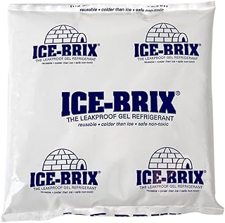 Polar Tech IB 12 Ice Brix Refrigerant Packs, Standard Leakproof, 12oz Capacity (Case of 24)