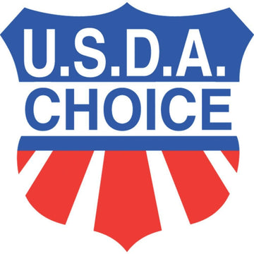 USDA Choice Labels Red/Blue Meat Food Packaging Labels White Imprint - 1"L x 1"H 1000 Per Roll by HUBERT – 1*1 inches, Paper, Red, Pack of 1000, Model 18268