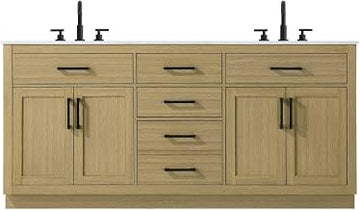 Alden Bathroom Vanity Honey Brown