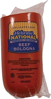 Hebrew National Thick Halve Bologna, 60.8 Ounce -- 4 per case.