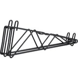 Nexel 21" Double Arm Shelf Bracket Black Epoxy by Global Industrial – Steel, Black, Model DAB21B