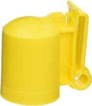 Zareba ITCPY-Z T-Post Safety Cap and Insulator, 10 per Bag Yelllow