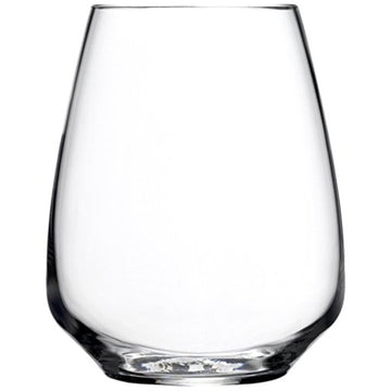 Atelier Stemless Riesling Wine Glass by Luigi Bormioli – 6 Count (Pack of 1), 14 fluid_ounces, Glass, Clear, Pack of 6