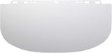 Faceshield Window for Jackson Safety Headgear, 9” x 19.25” x 0.06”, Polycarbonate, Unbound, Clear, 29103