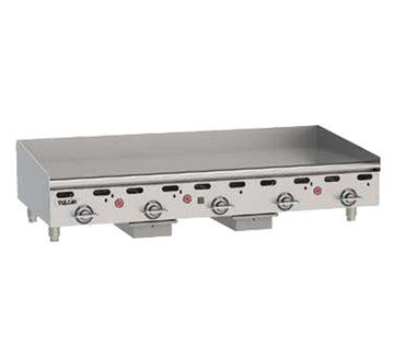 Heavy Duty Gas Griddle 60" W x 24" D plate countertop by Vulcan – Stainless Steel, Metallic, Model MSA60