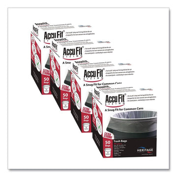 Can Liners by RePrime – 44.0 gallons, Resin, Clear, Pack of 200, Model H7450TCRC1CT