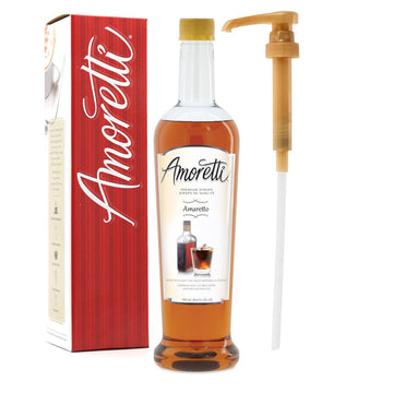 Premium Amaretto Syrup by Amoretti – 750 ml