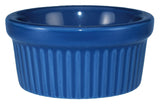 Ceramic Fluted Ramekin by International Tableware – 3 oz, 3.0 ounces, Ceramic, Light Blue, Model RAMF-3-LB