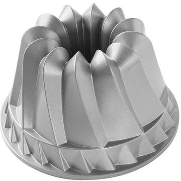 Kugelhopf Bundt Cake Pan by Nordic Ware – 9 x 9 x 5.30", 10.0 cups, Aluminum, Silver, Model 59937