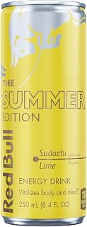 Red Bull Summer Edition Energy Drink, 80mg Caffeine, Taurine & B Vitamins, 8.4oz. Can