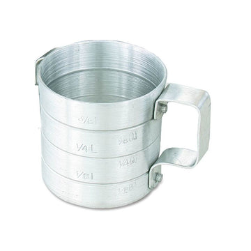 Browne 1/2 qt Aluminum Dry Measuring Cup by Browne Foodservice – 1/2 qt, 0.5 quarts, Aluminum, Model M05