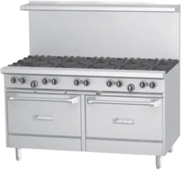 U Series 60" Gas Restaurant Range with 60" Griddle & (2) Standard Ovens by Garland – 3.9 cubic_feet, Stainless Steel, Model U60-G60RR