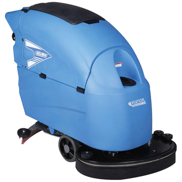 Auto Floor Scrubber 26" Cleaning Path by Global Industrial – 1 Count (Pack of 1), Plastic, Blue, Model 641265