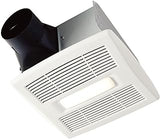 Broan-NuTone AE80L Invent Energy Star Qualified Single-Speed Ventilation Fan with LED Light, 80 CFM 0.8 Sones, White