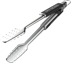 PIT BOSS Grill Tong - Heavy-Duty Stainless Steel BBQ Tong with Bottle Opener
