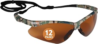KLEENGUARD V30 Nemesis Safety Glasses (19644), Bronze Lenses with Camo Frame, 12 Pairs / Case
