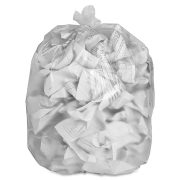 High-density Resin Trash Bags by Special Buy – Resin, Clear, Model SPZHD334016