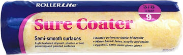 RollerLite 9SC038 Sure Coater High Density Polyester Standard Roller Cover for Semi-Smooth Surfaces, 9-Inch x 3/8-Inch NAP