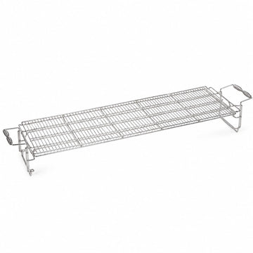 Glownary 60-Inch Adjustable Height Cooking Grate – 71.5 x 23.5 x 10.5 Inches, for Charcoal Grills with 61.5-Inch Cooking Surface