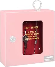 Global Industrial Global Safety Glass Replacement for Emergency Key Box, Price for Pack of 5