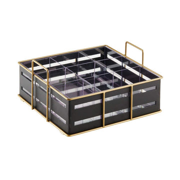 22093-90 Empire Organizer Condiment Caddy by CAL-MIL – Black