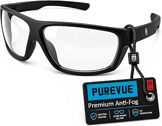 MAGID AcuSpex SX4010 Z87+ Anti-Fog Clear Safety Glasses, Full Frame