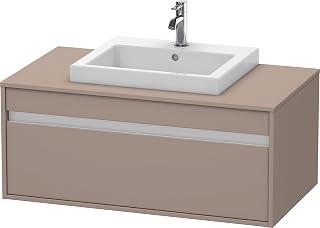 Duravit KT679504343 Ketho Vanity Unit Wall-Mounted In Basalt Matt